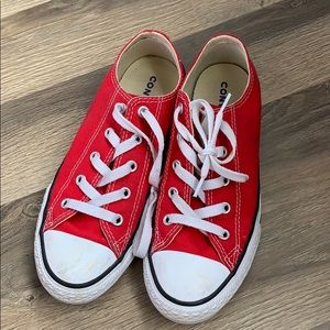 Red Low Top Converse